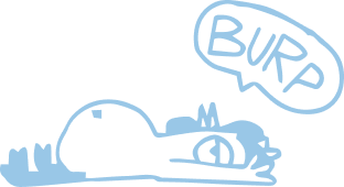 Burp Illustration